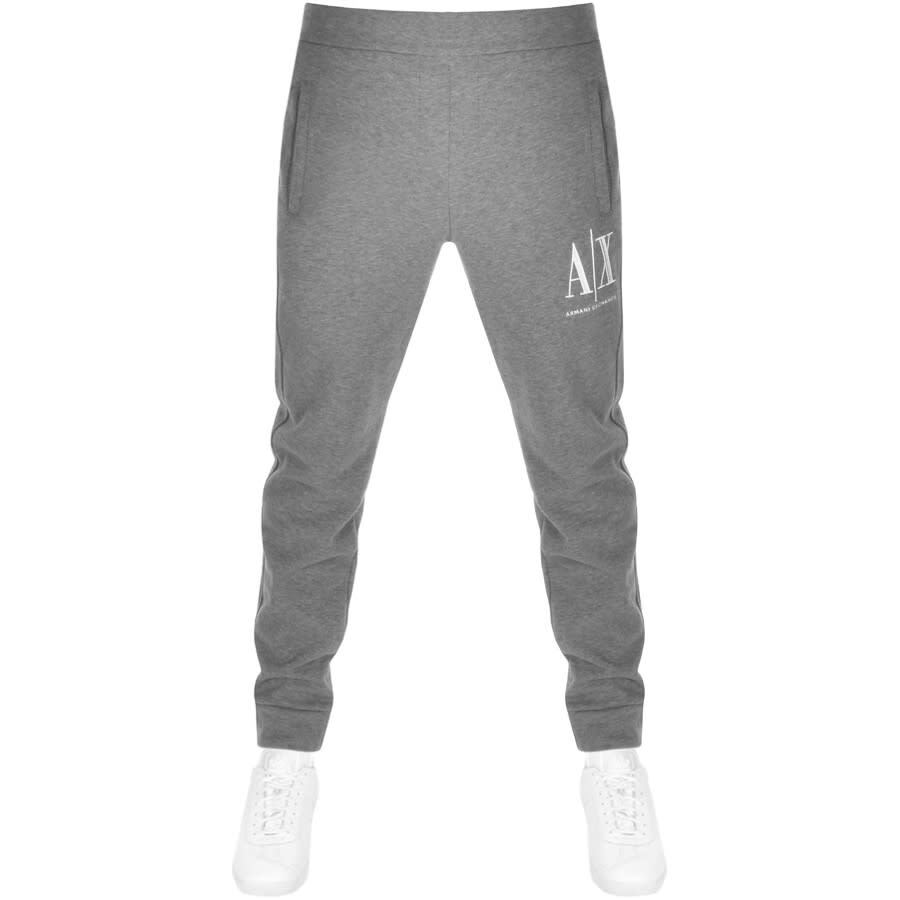 Armani Exchange Crew Neck Logo Tracksuit Grey Mainline Menswear United States
